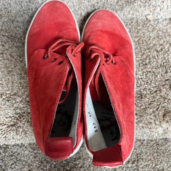 Del Toro Men\'s Chukka Red Suede High Top Casual Sneakers main image 12